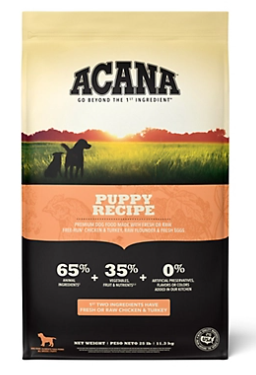 Acana F1B201432K11400 - Puppy Dry Dog Food, 25 LB., F1B201432K11400