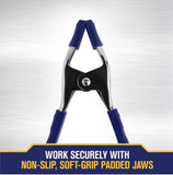 Irwin 222702 2 in. Spring Clamp, Non-Marring, Up to 75 lb. Of Clamping Pressure