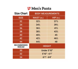 Blue Mountain FMB-1503 Men's Mid-Rise Denim Utility Jeans, Medium Wash, S34X34