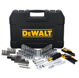 DeWALT DWMT73621 Metric/SAE Mechanics Tool Set with 72 Tooth Ratchet, 128 pc.