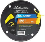 Shakespeare 17245 Ballistic Tri-Edged Trimmer Line 0.095 Inch x 800 ft Yellow