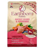 Earthborn Holistic 1750536 Unrefined Roasted Rabbit Dry Dog Food, 25 lb.