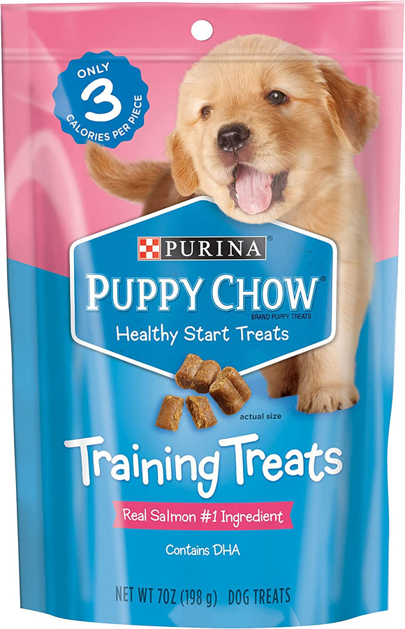 Purina Puppy Chow 7oz Real Salmon Healthy Start Dog Training Treats