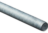 Hillman SteelWorks 11045 7/8"-11 x 36" Steel Threaded Rod, Zinc Plated