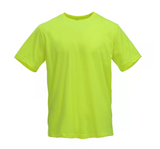 Blue Mountain YMK-1041 Men's Short Sleeve Crew Neck T-Shirt, Safety Yellow, L