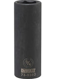 DeWALT DWMT73938OSP 1/2" Drive 3/4" 6 Point Deep SAE Impact Socket Black Oxide