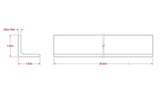 Hillman SteelWorks 1/8 in. x 1 in. x 3 ft. Weldable Hot-Rolled Steel Angle