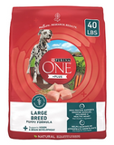 Purina ONE Natural, High Protein, Large Breed Dry Puppy Food, +Plus, 40 lb.