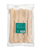 Retriever Large Rolls 10" Natural Beefhide Rawhide Dog Chew Treats - 5 Count