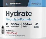 Hydrate Electrolyte Blend - Tropical Punch (0.69 Lbs./ 40 Servings)