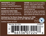 100% Pure Organic Lavender Essential Oil Aromatherapy (0.5 fl. oz.)