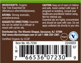 Organic Tea Tree 100% Pure Essential Oil Aromatherapy (0.5 fl. oz.)