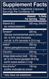 Premium Nootropic Blend- Enhance Cognitive Function & Brain Performance, 30 Caps