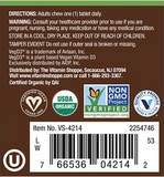 Organic VitaminD3 - 125 MCG (5,000 IU) Whole Food Vitamin - Mixed Berry -30 Tabs