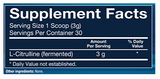 Fermented L-Citrulline Powder - Unflavored (3.17 oz./30 Servings)