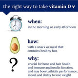 Vitamin K2 (as MK-7) & Vitamin D3 - Dual Action Support (60 Veggie Capsules)