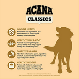Acana F1B203931K10200 - Classics Chicken & Barley Recipe, Dog Food, 22.5 lb