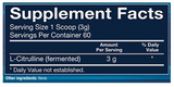L-Citrulline Powder - Fermented - Unsweetened (6.35 oz./60 Servings)