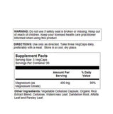 BioCitrate Magnesium - Enhanced Absorption - 400 MG (90 Vegetarian Capsules)