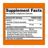 Ester-C with Citrus Bioflavonoids - Non-Acidic Vitamin C - 500 MG (120 Capsules)
