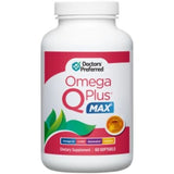 Omega Q Plus Max with Omega-3s, CoQ10, Resveratrol & Turmeric (60 Softgels)