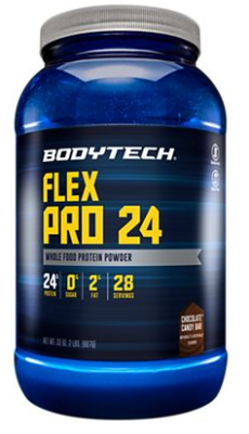Flex Pro 24 - Whole Food Protein Powder - Chocolate Candy Bar (2 lbs ...