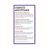 Multivitamin for Women 55+ - Whole-Food Complex (72 Vegetarian Tablets)