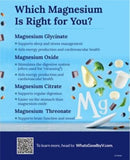 Magnesium Relax Powder, Stress Relief & Muscle Relax, Raspberry Lemon -8.5 oz