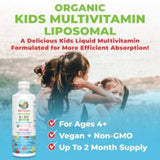 Organic Children's Multivitamin- Sugar-Free- Strawberry Cherry Vanilla (30 Serv)