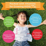 Childrens Multivitamin Gummies - Strawberry, Papaya & Super Punch (60 Gummies)
