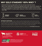 GOLD STANDARD 100% WHEY Protein Powder " French Vanilla Creme (20, 2 lbs.)