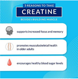 Creatine Monohydrate - Enhances Muscle Endurance, Strength & Mass (300 Capsules)