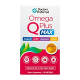 Omega Q Plus Max with Omega-3s, CoQ10, Resveratrol & Turmeric (60 Softgels)