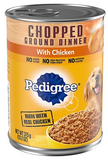 Pedigree 10228260 - Chopped Ground Dinner Loaf Pate Chicken, 1 Can, 13.2 oz.