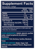 DHA Omega Fatty Acids for Cognitive & Visual Support - 1,000 MG (60 Softgels)