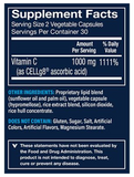 Liposomal Vitamin C for Immune Support - Bioavailability - 1,000 MG, 60 Capsules