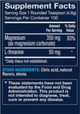 Magnesium Relax Powder- Aids Stress & Muscle Relaxation Raspberry Lemon -16.9 oz