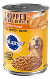 Pedigree 10228260 - Chopped Ground Dinner Loaf Pate Chicken, 1 Can, 13.2 oz.
