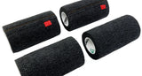 PowerFlex 3840VBK-024 Self-Adhering Elastic Horse Bandages, Black- 4 pcs.