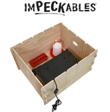 ImPECKables WWCKBBTSC-101 Baby Chick Brooder Wooden Box Beige, 15.5" Height