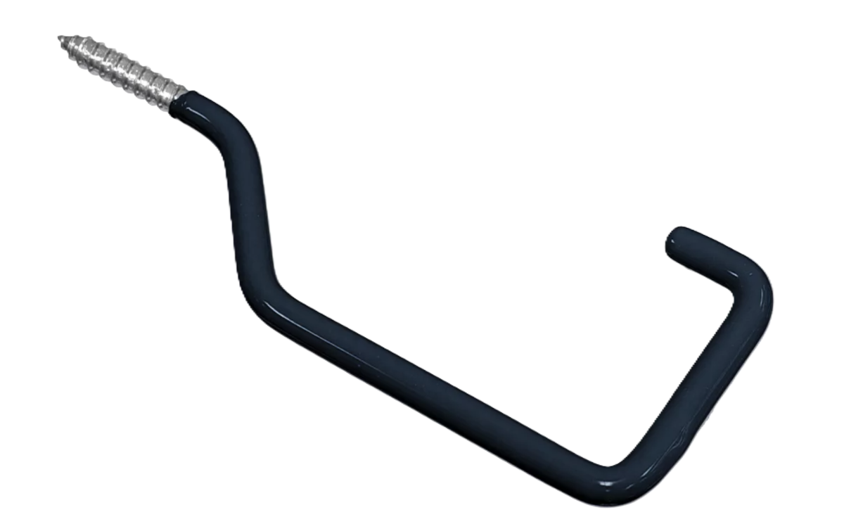 Hardware Essentials 852161 Black Vinyl Rafter Hook, 95 lb. Wt. Capacit ...