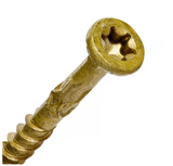 Hillman 48597 Power Pro Premium Exterior Wood Screws, #8 x 2 in., 1lb Box