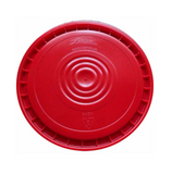 Fortiflex 125LD02 5 gal. Red Watertight Bucket Lid,  12 x 12 x 1 in.