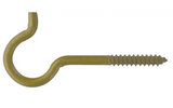 Hardware Essentials 322604 Durasteel Ceiling Hook, Gold, Flagged, #3x4-1/8" 1-Pc