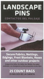 Greenscapes 208254 Fabric and Garden Staple Silver Steel
