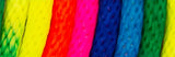 Dumor T-99-2156-R1 10 ft Polyester Lead Rope with Bolt Snap Rainbow for Horses