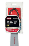 Oregon 20K095B72-21 Steel 20" Chainsaw Guide Bar and Saw Chain Combo, 72 Link