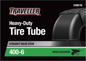 Traveller LWT-400 Wheelbarrow Inner Tube, 400-6 with TR-13 Valve Stem, LWT-400