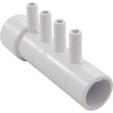 Custom Molded 21081-000-000 Manifold, 1"s x 1"spg x (4)3/8"rb