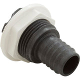 Waterway 212-1839G-DSG Bulkhead Fitting, 3/4"b, Swirl, Dark Gray